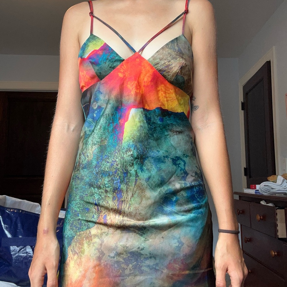 Urban Outfitters Multicolor Strappy Dress